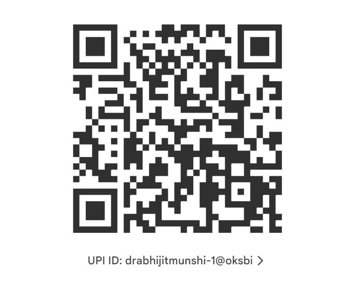 UPI QR code for paying fees to Alchemy Clinical Research Services